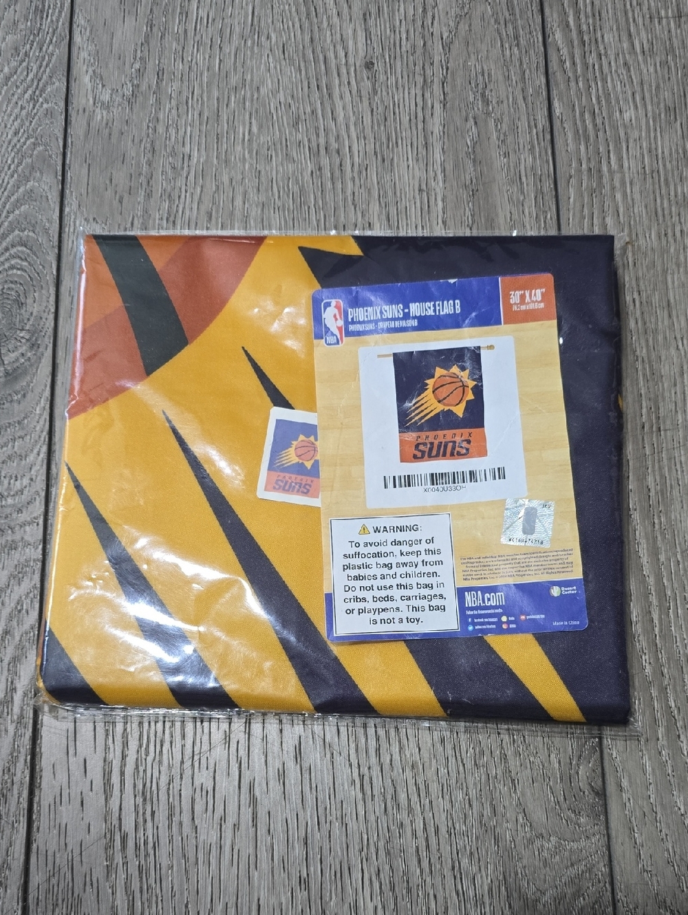 Official Phoenix Suns NBA House Flag - Orange and Purple